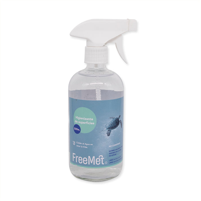 Higienizante alcohol 70% FreeMet 500 ml